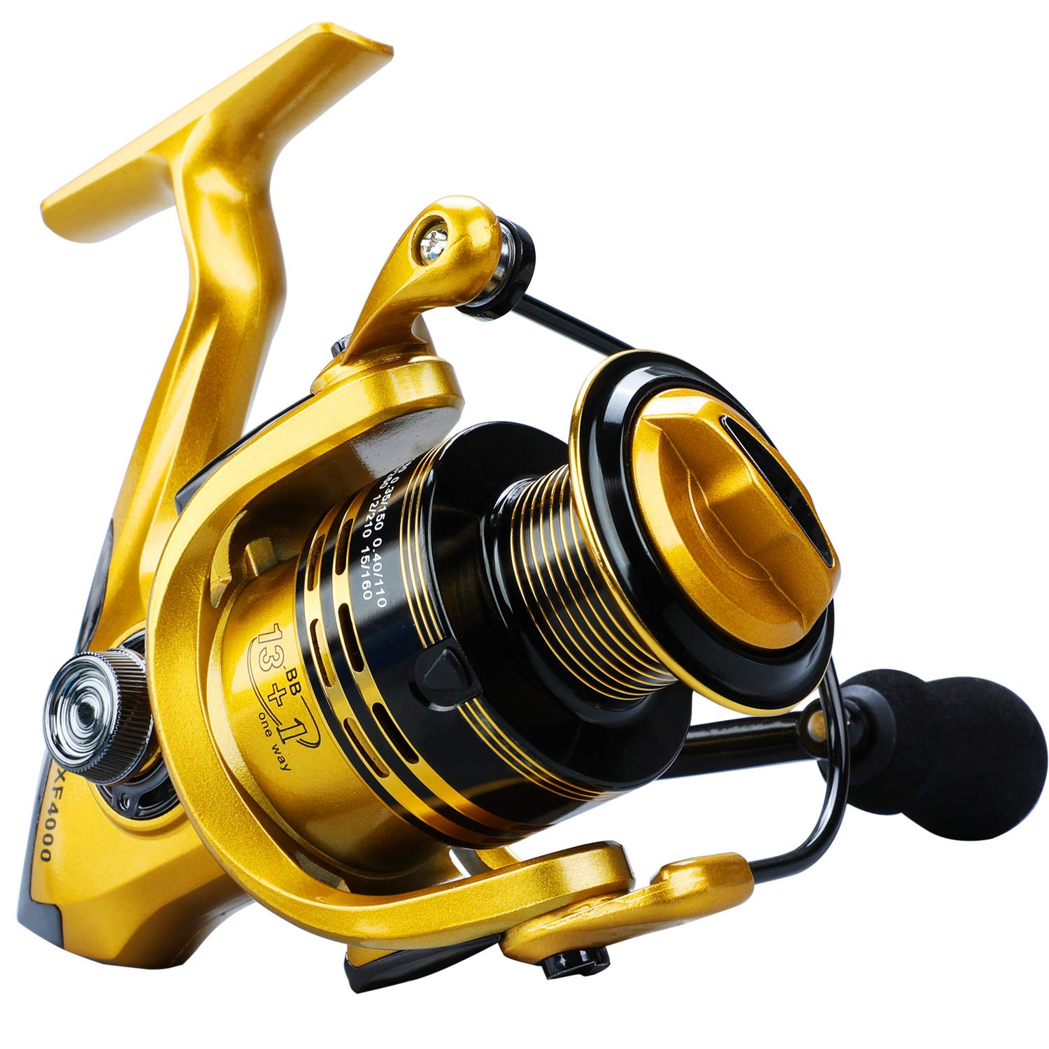 Fishing Reels,13+1BB Light Weight and Ultra Smooth Powerful Spinning Reels for Saltwater and Freshwater Fishing