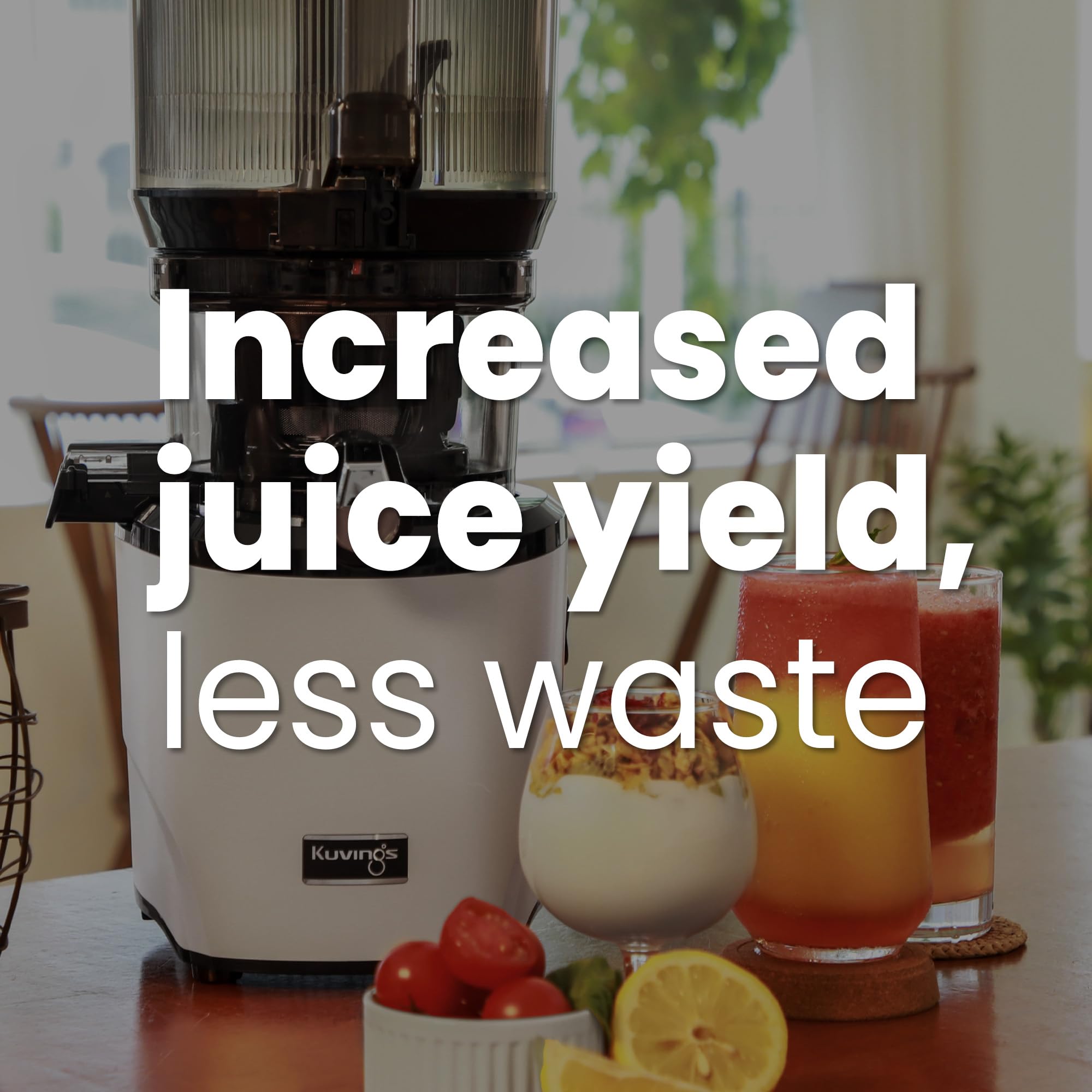 Kuvings Slow Juicer AUTO10S Premium – Spremiagrumi frutta e verdura Vincitore del test 3 l, facile da pulire, senza BPA, extra silenzioso, 200 W, L 15 anni di garanzia (nero opaco)