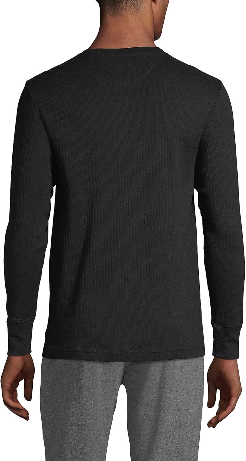 Lands' End Men's Knit Rib Henley - Image 2