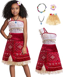 Kids Ocean Princess Costume Girls Adventure Theme Birthday Princess Dress up Outfit 3-10 Years
