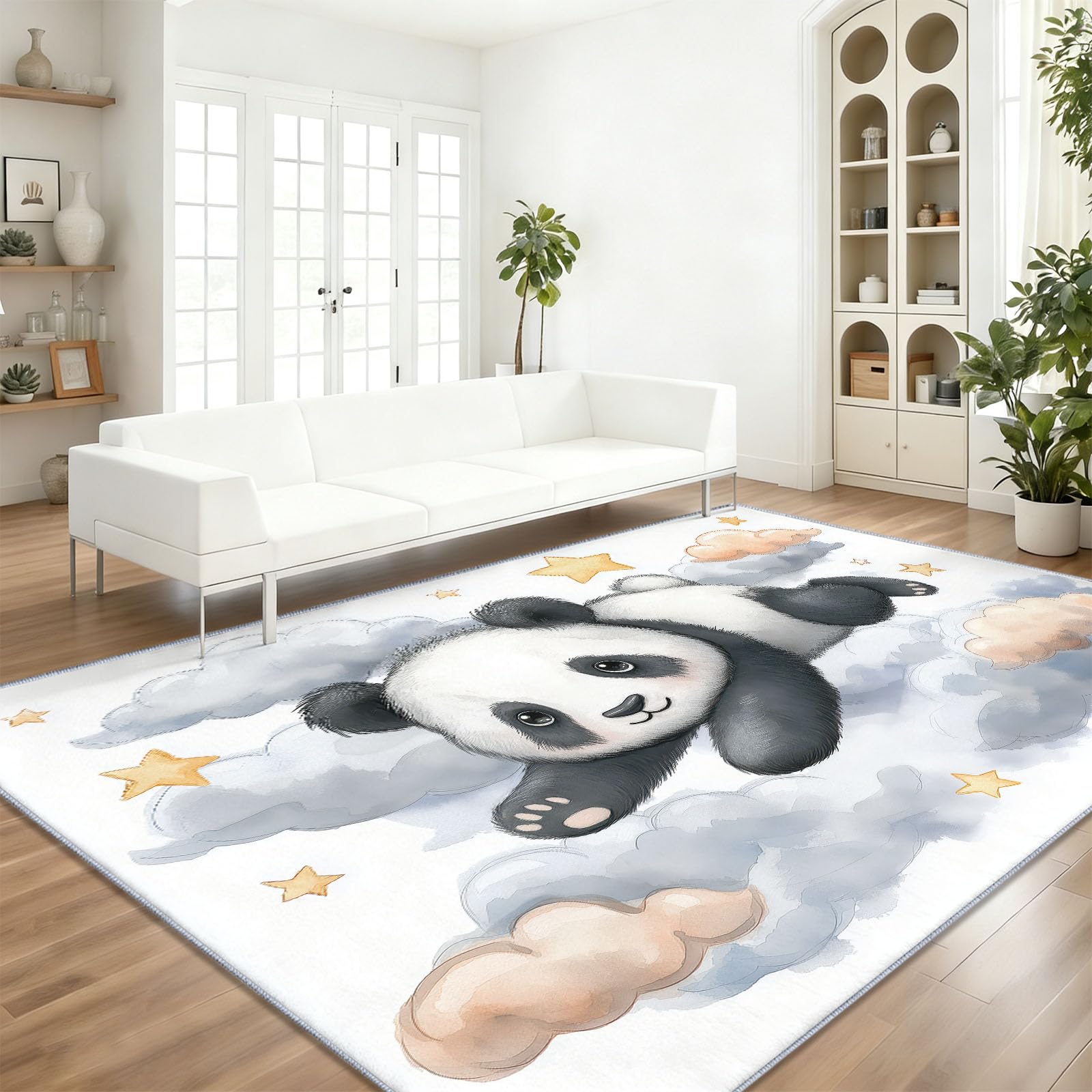 Alfombra de 120 x 170 cm, estilo natural engrasado, lavable