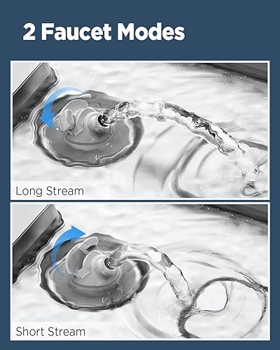 Miniatura 3 de Fuente de agua para gatos de 61 onzas1.8 L, dispensador automático de agua para perros, fuente de agua automática para mascotas con bomba