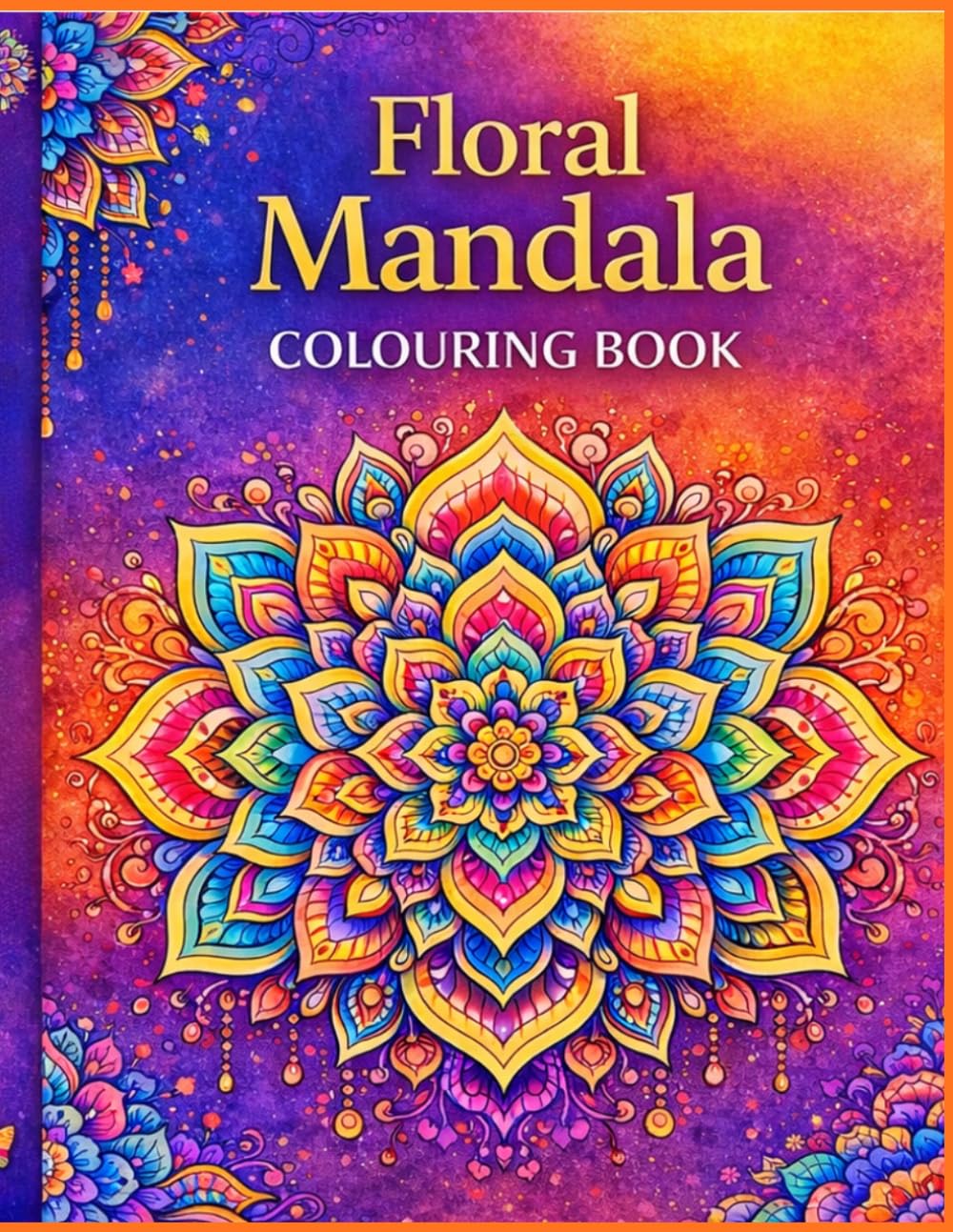 Flower Mandalas for Adult Colouring: 40 Beautiful Floral Mandalas for relaxation