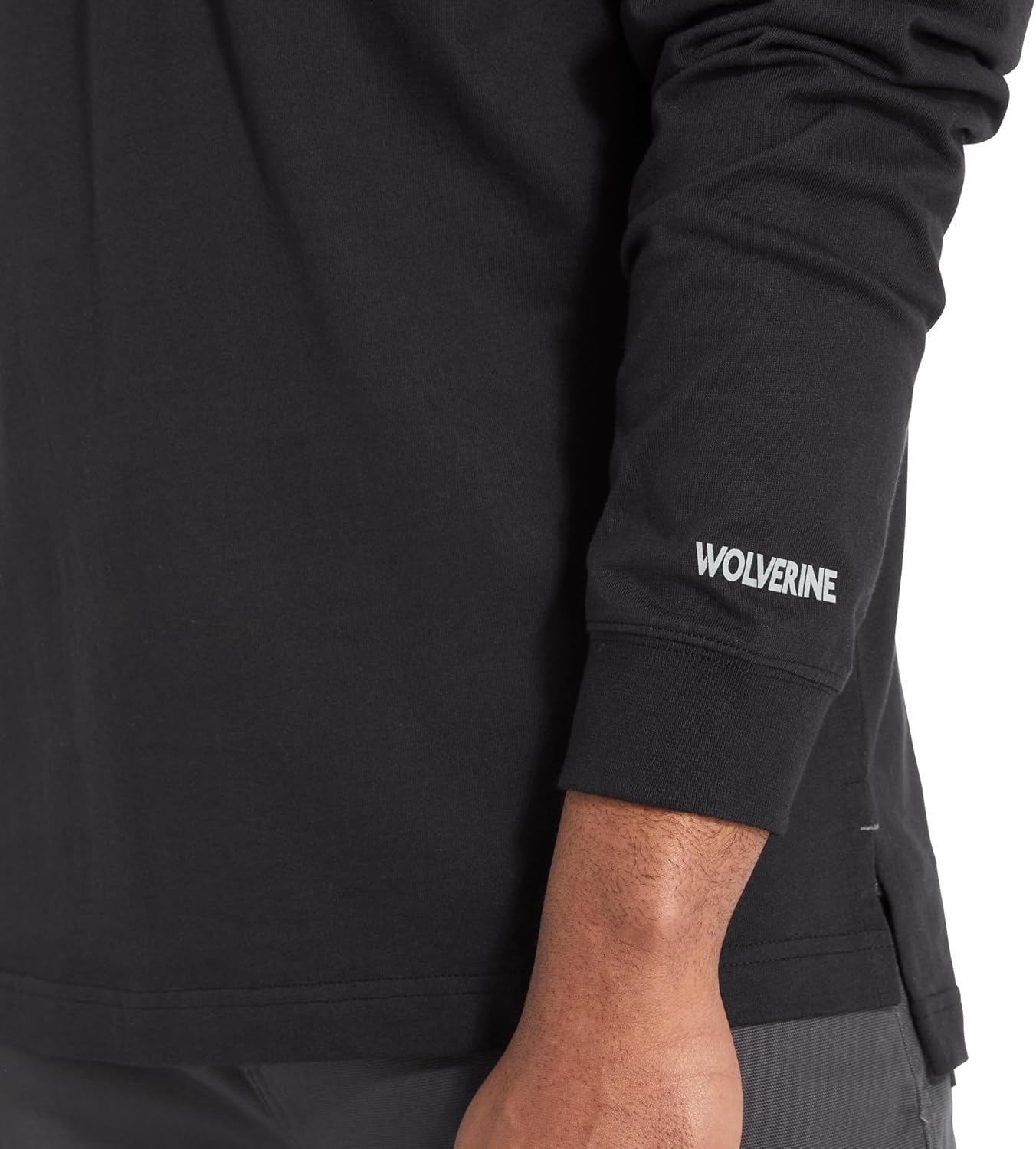 Wolverine Mens Guardian Cotton Long Sleeve Pocket Tee - Image 6