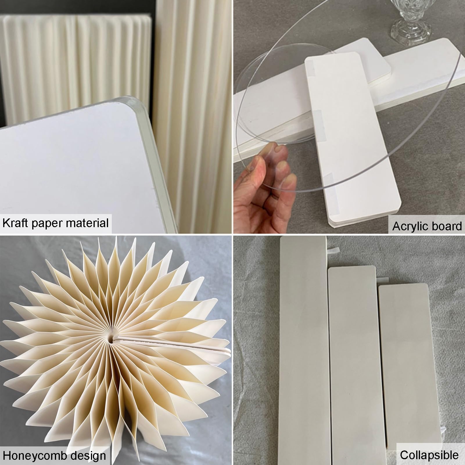 Papier Säulen Display Sockeln Stehen, Zylinderstän Hochzeit Mittelstücke Karton Vasen Stand, Party Geburtstag Dessert Tisch römische Säule(Black)