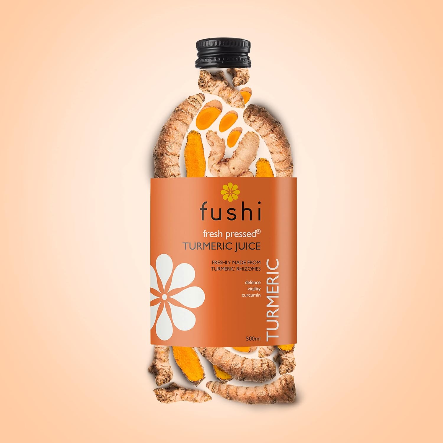 Fushi Turmeric Juice 500ml, Brown, 500 ml (Pack of 1) - Image 4