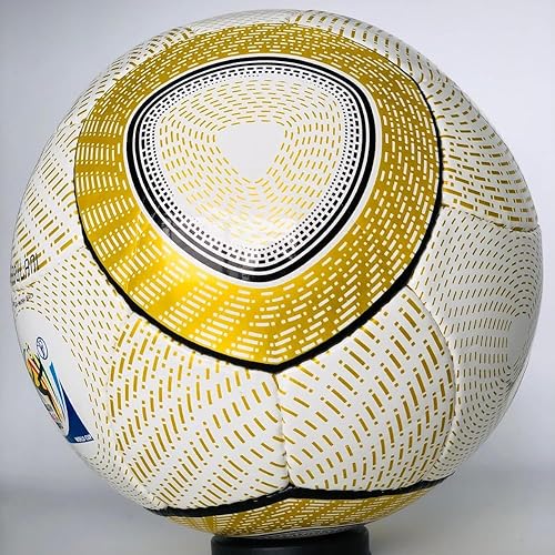 Miniatura 5 de World Cup 2010 South Africa Final Match Ball Replica Official Size 5 Pack of 4 Soccer Ball Premium Rexine Football Gift for Fans Collectors & Players