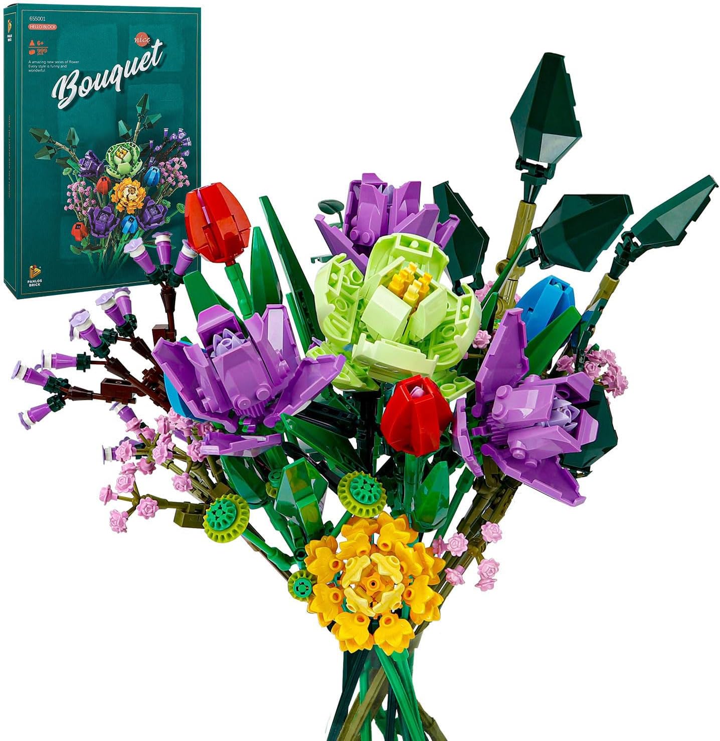 Etarnfly 999PCS Flowers Bouquet Sets, Home Decoration