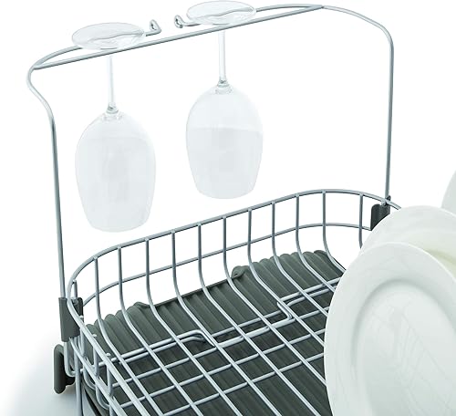 Miniatura 3 de KitchenAid Escurridor expandible de alambre satinado, 23.18 pulgadas, gris
