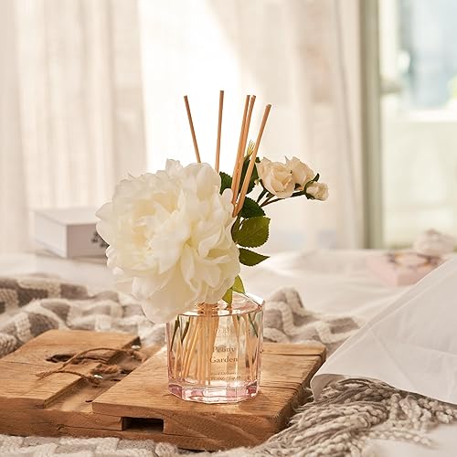 Miniatura 8 de COCORRÍNA Difusor de varillas  Juego de difusor de varillas de flores de 8.5 onzas con 8 varillas, difusor de varillas de fragancia para el hogar,