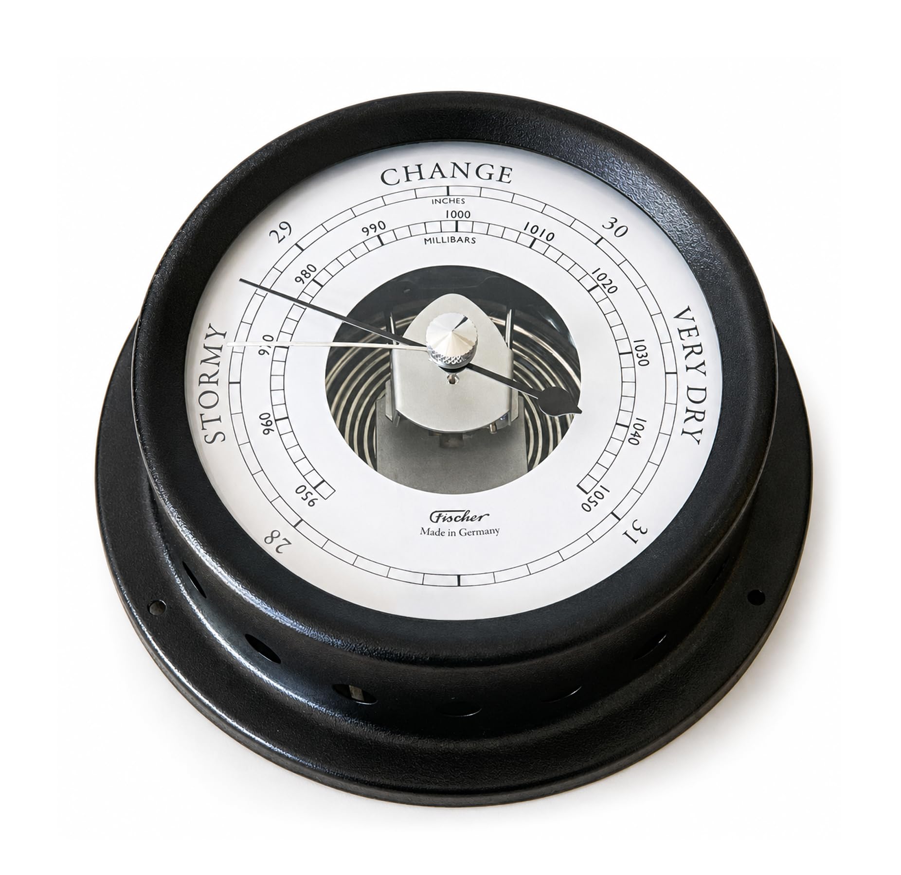Amazon.com : Fischer Maritime Barometer Black, Diameter 125 mm