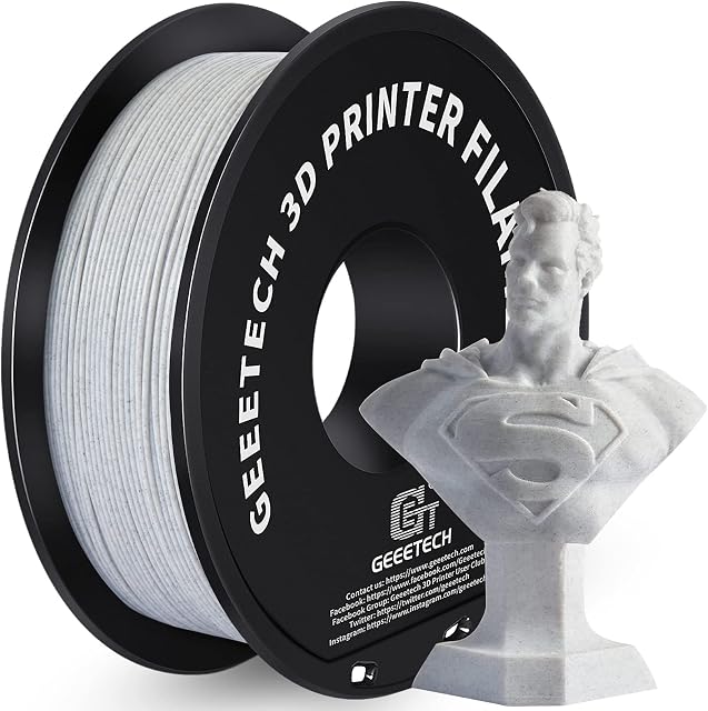 Geeetech Marble PLA Filament 1.75mm, 3D Printer Filament for 3D Printers 3D Pens, 1kg per Spool