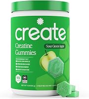 Create Creatine Monohydrate Gummies, Sour Apple