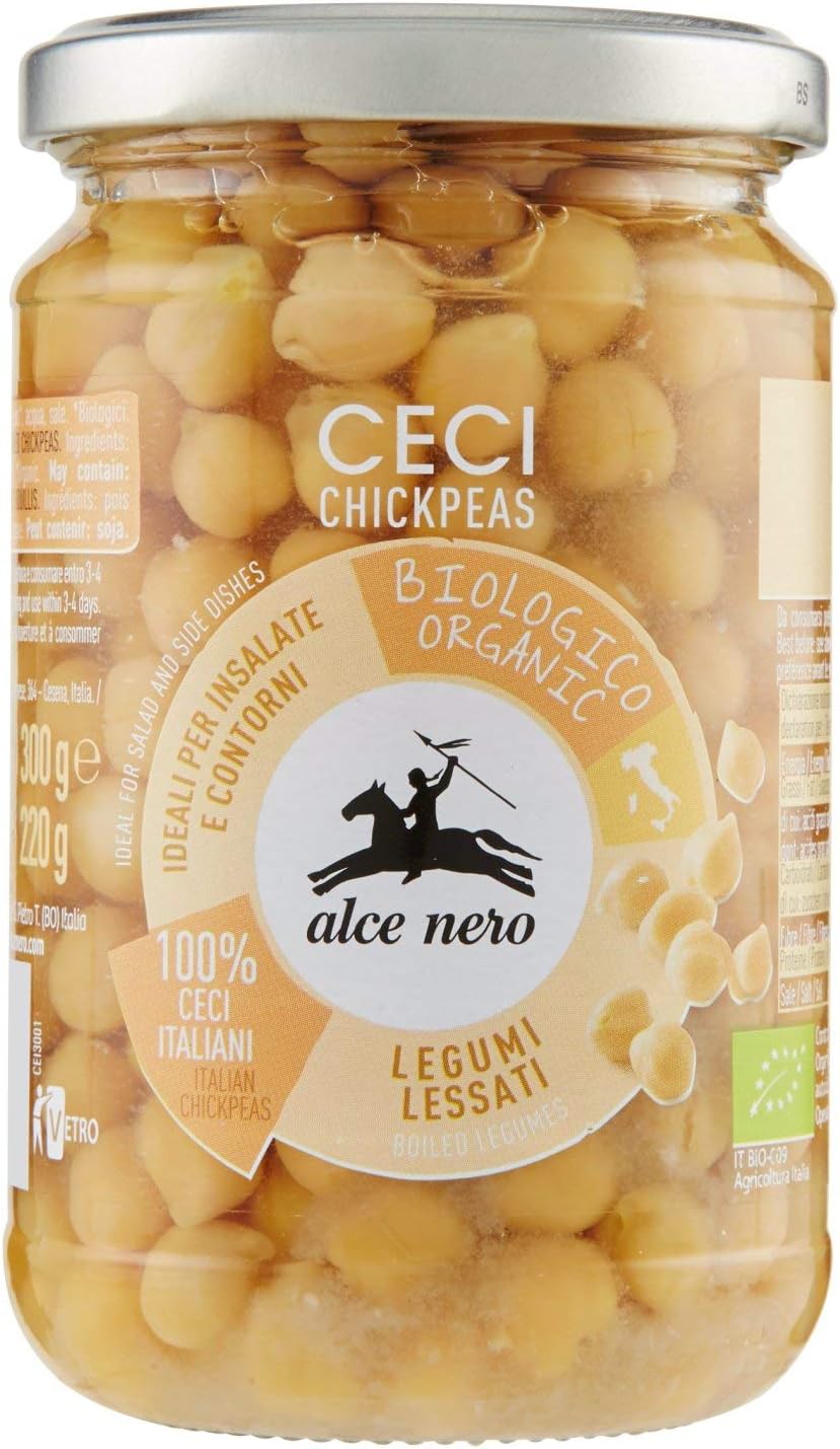 CECI LESSATI LEGUMI LESSATI BIO ALCE NERO 300G (08