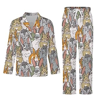Amazon.co.jp: パジャマ メンズ ルームウェア ウサギ ペット