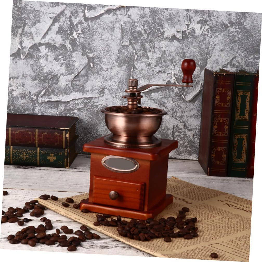 Manual Coffee Bean Grinder and Adjustable Grind with Ceramic Cone