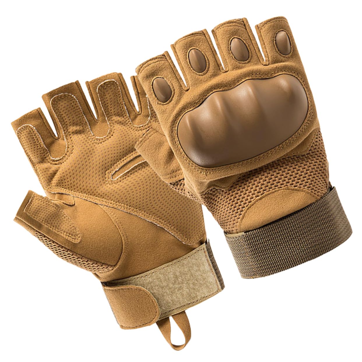 POPETPOP Ergonomic Half Finger Gloves Outdoor Mountaineering for Cycling Sports Men Women Non-Slip Breathable