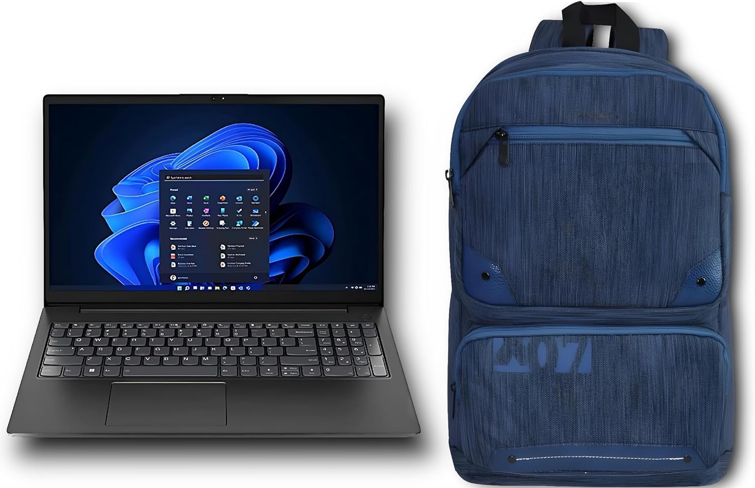 Lenovo Notebook 15,6" Full HD - Intel I3-1215U, 24GB RAM, 1TB SSD NVMe, Windows 11 Pro, Office 2021 Pro Plus + Zaino In Omaggio