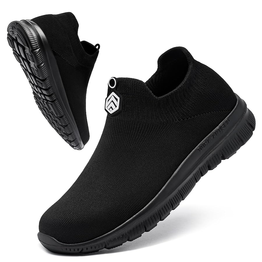 Zapatillas Trabajo Mujer LARNMERN Steel Toe Shoes For Men Non-Slip