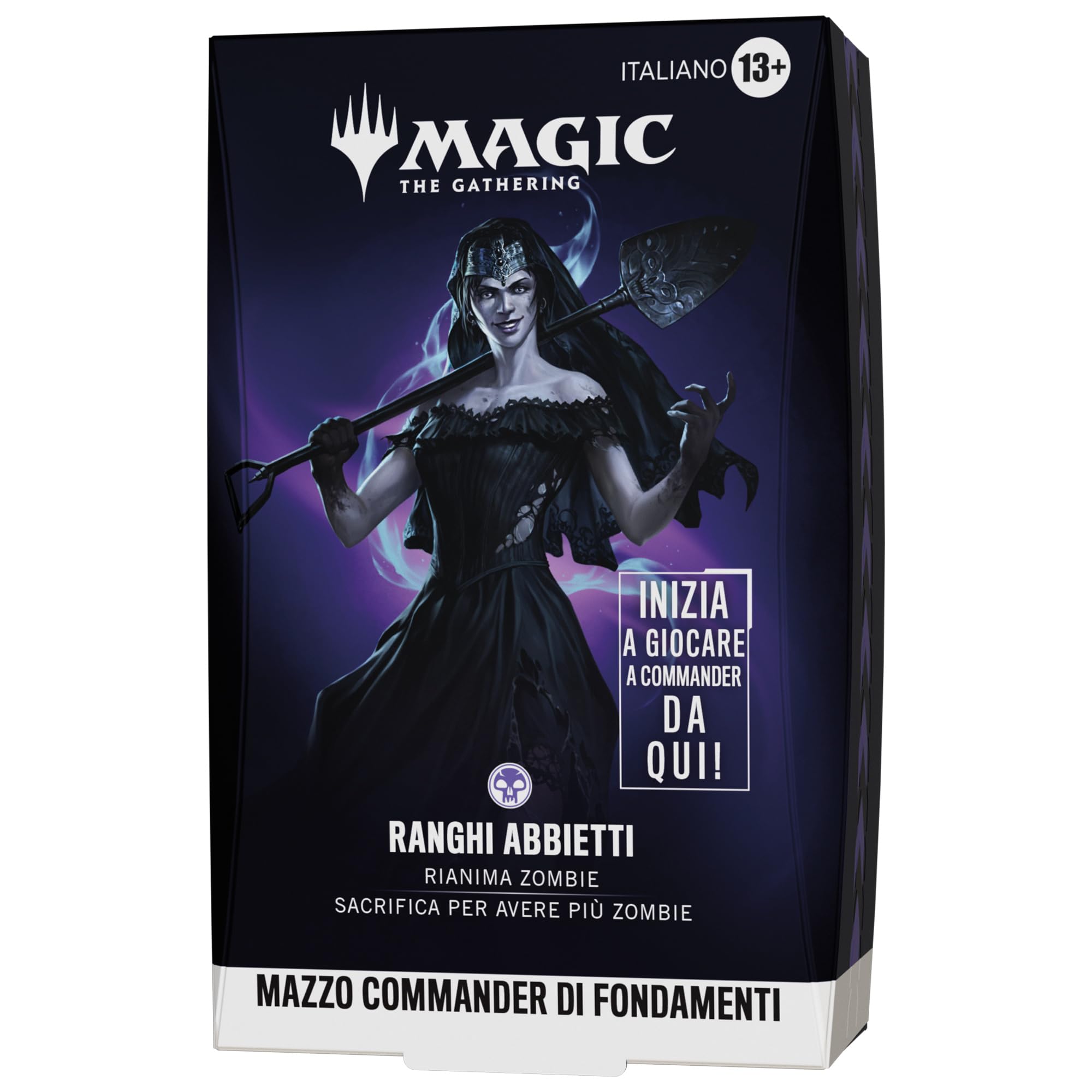 Mazzo Commander Fondamenti Magic: The Gathering - Ranghi Abbietti | Mazzo da 100 carte e accessori (Versione Italiana)