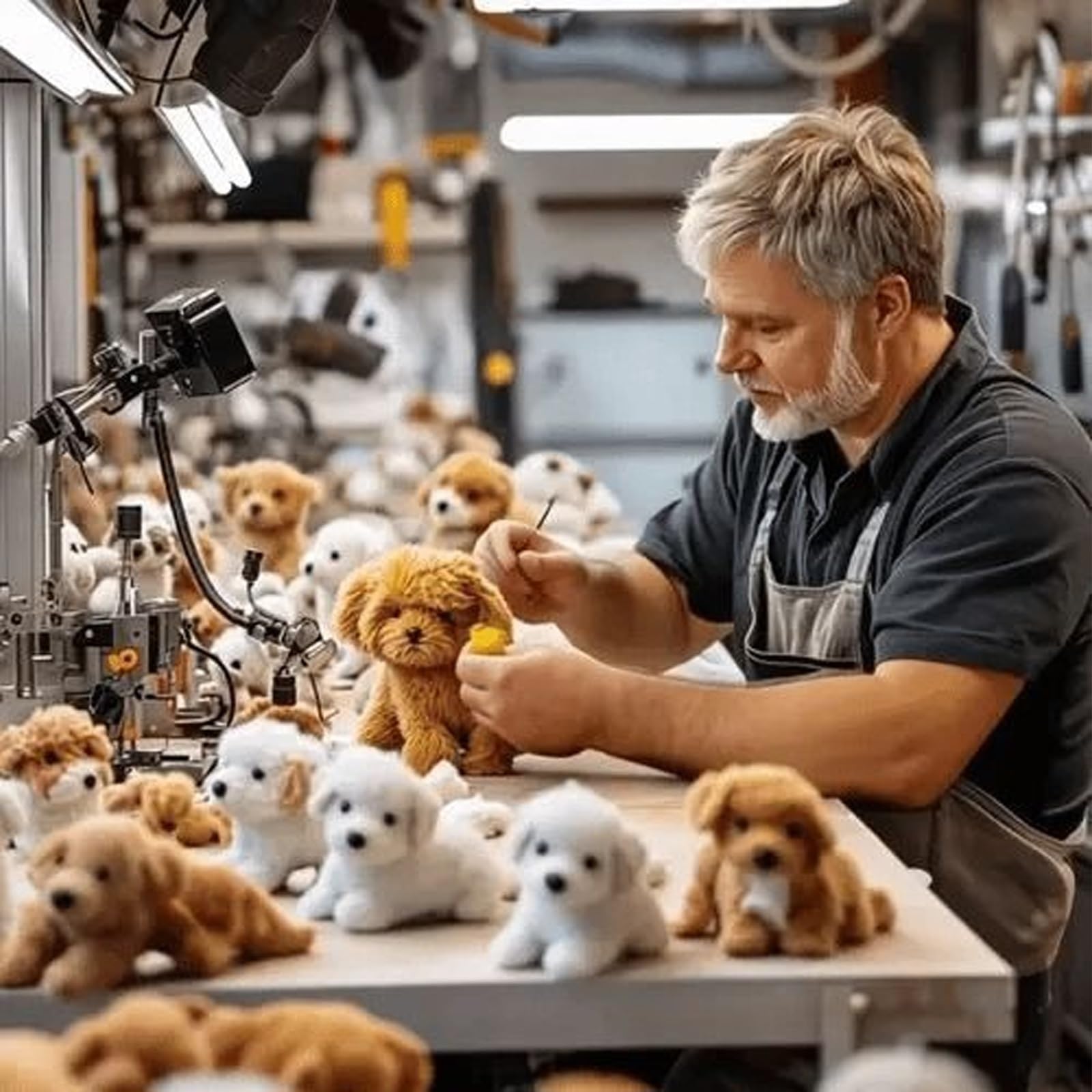 Robot Pies Nico, Realistyczne Robotyczne Pieski Ai, Robot Szczeniaczek, Który Zachowuje Się Jak Prawdziwy Pies, Elektroniczne Interaktywne Pluszowe Pieski Do Siedzenia, Szczekania, Chodzenia I Bie #1
