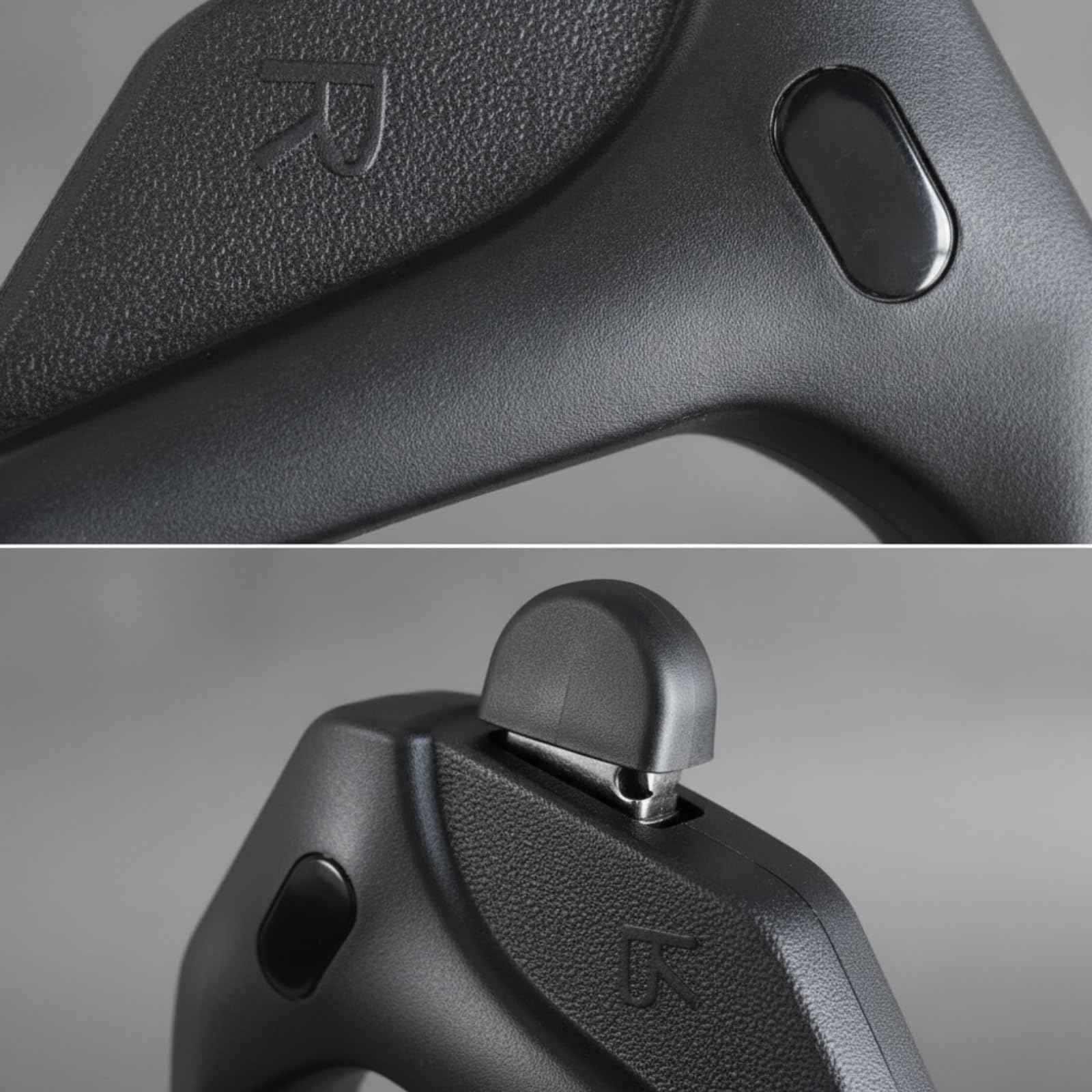 perfk Handle Barra de Tracción Agarre Accesorio Mango para Cable con Diseño Ergonómico de Doble Empuñadura Giratoria Superficie Texturizada Antideslizante