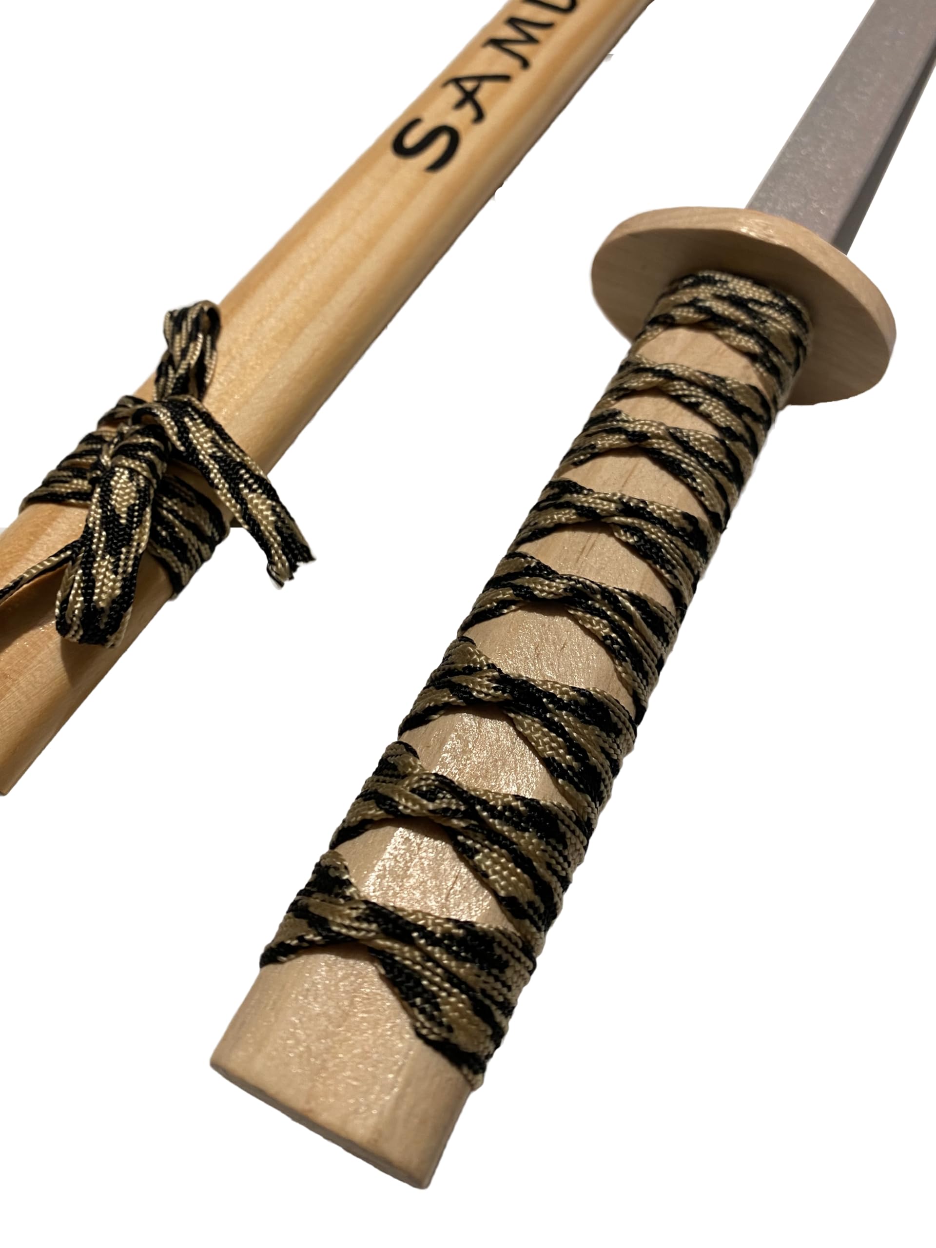 Kinder Samuraischwert 74 cm aus Holz mit Schwertscheide - Ninja, Ninjutsu