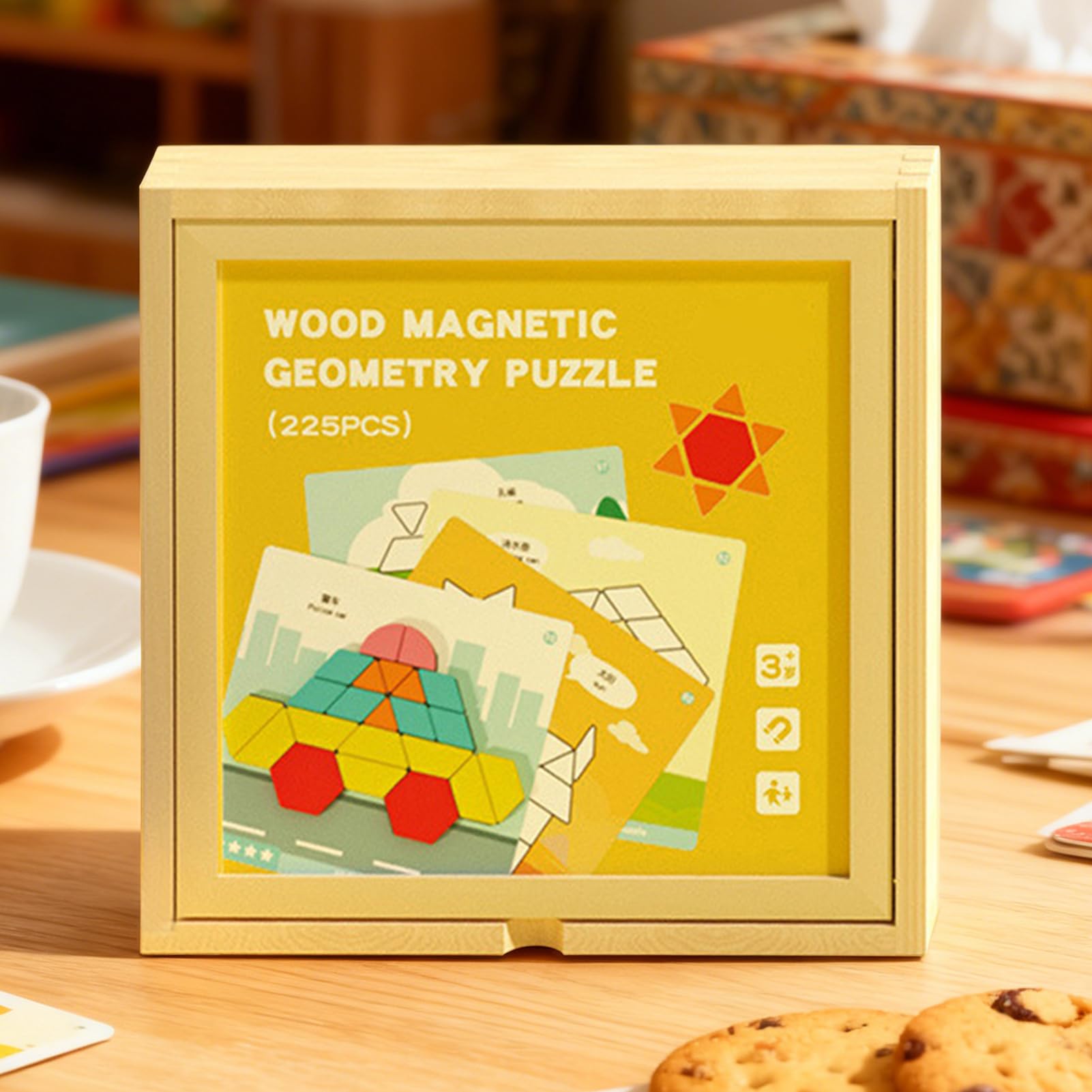 Bloques De Patrones Matemáticos, Herramienta De Mesa De Tablero Geográfico, Juego De Formas Para Crear Figuras Bloques De Patrones Matemáticos, Herramienta De Mesa De Tablero Geográfico, Juego De Formas Para Crear Figuras