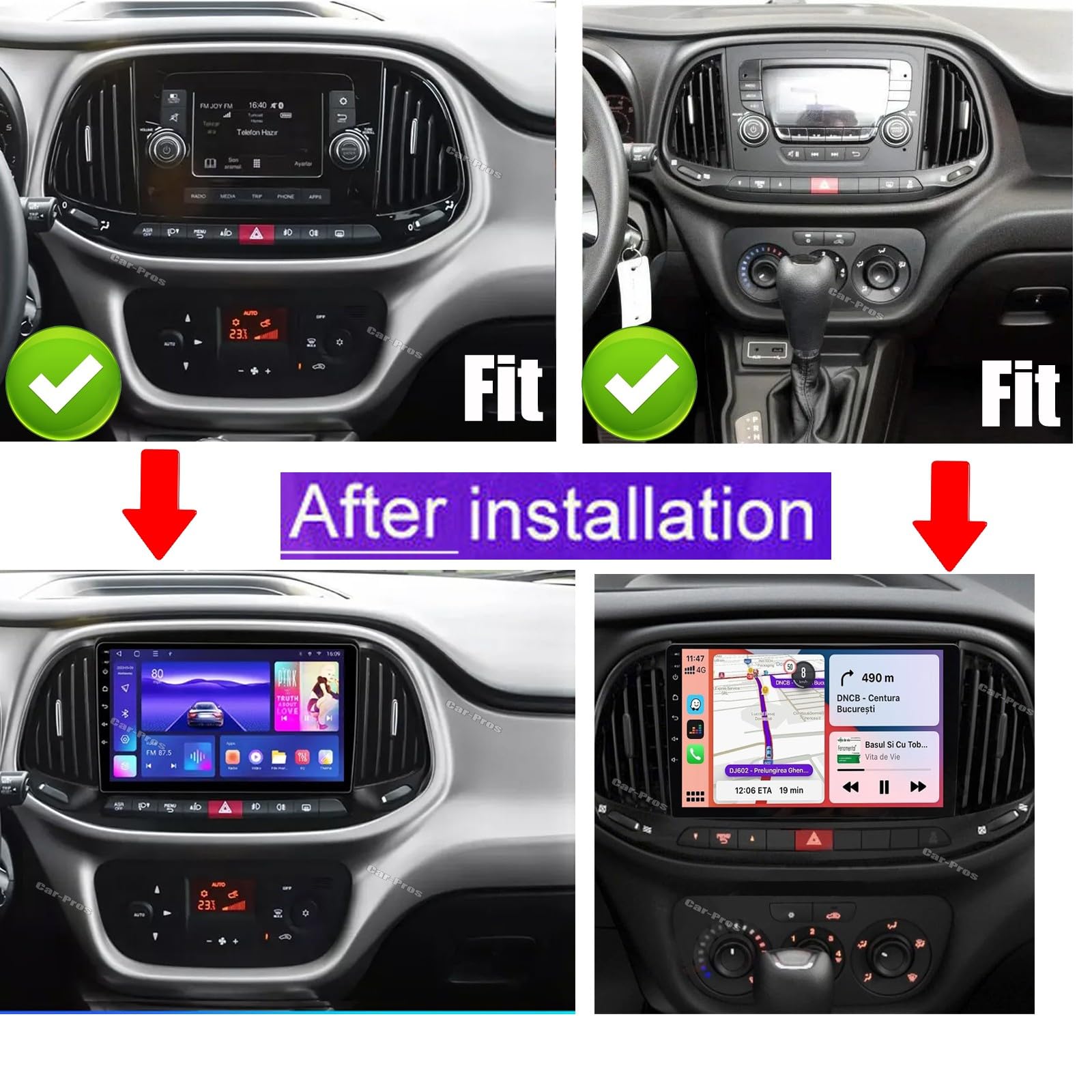 Amazon.com: 9inch Android 13 Car Radio Stereo for RAM Promaster