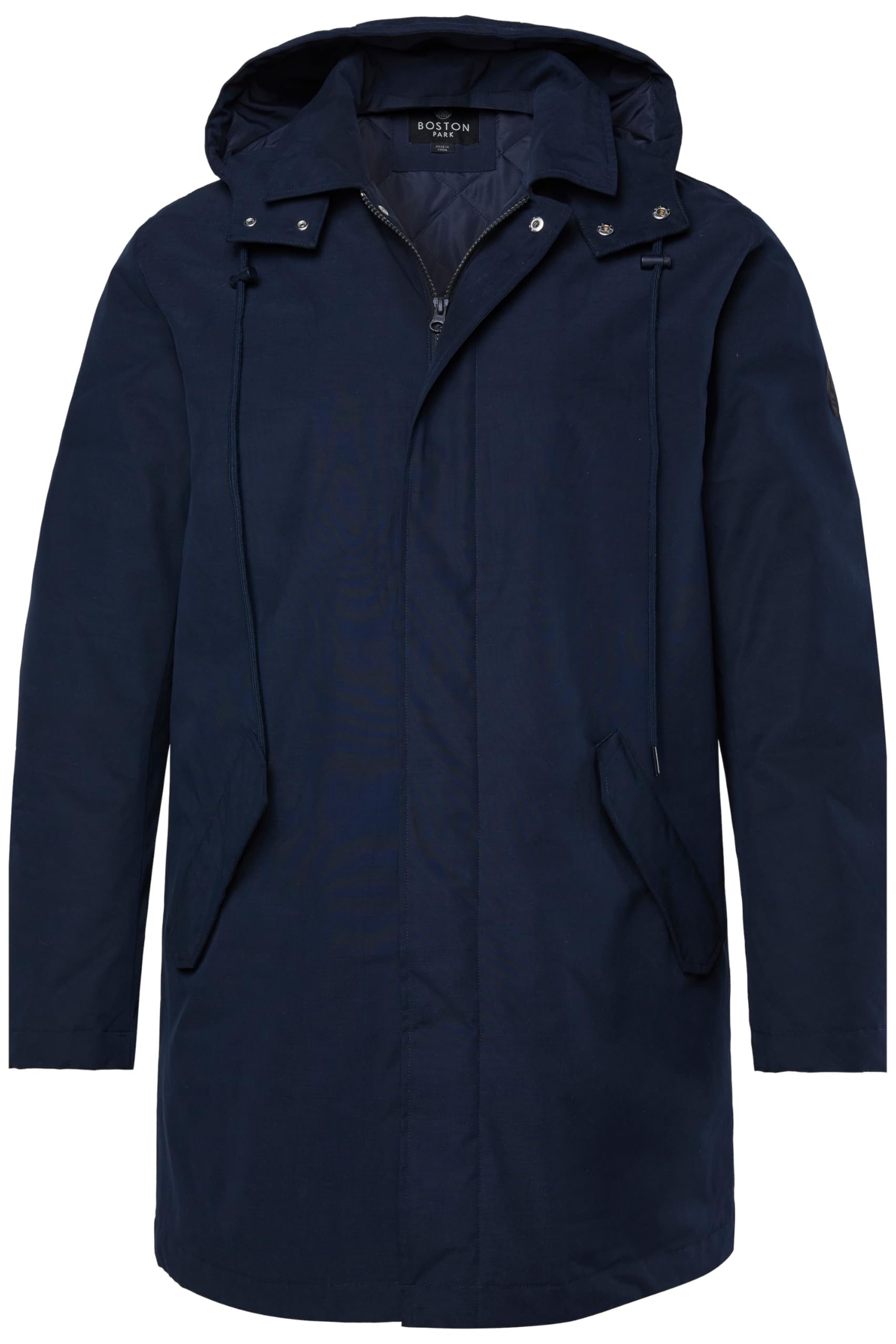 Boston Park Herren große Größen Übergrößen Menswear L-8XL Parka, Kapuze, 2-Wege-Zipper, Steppfutter 844403