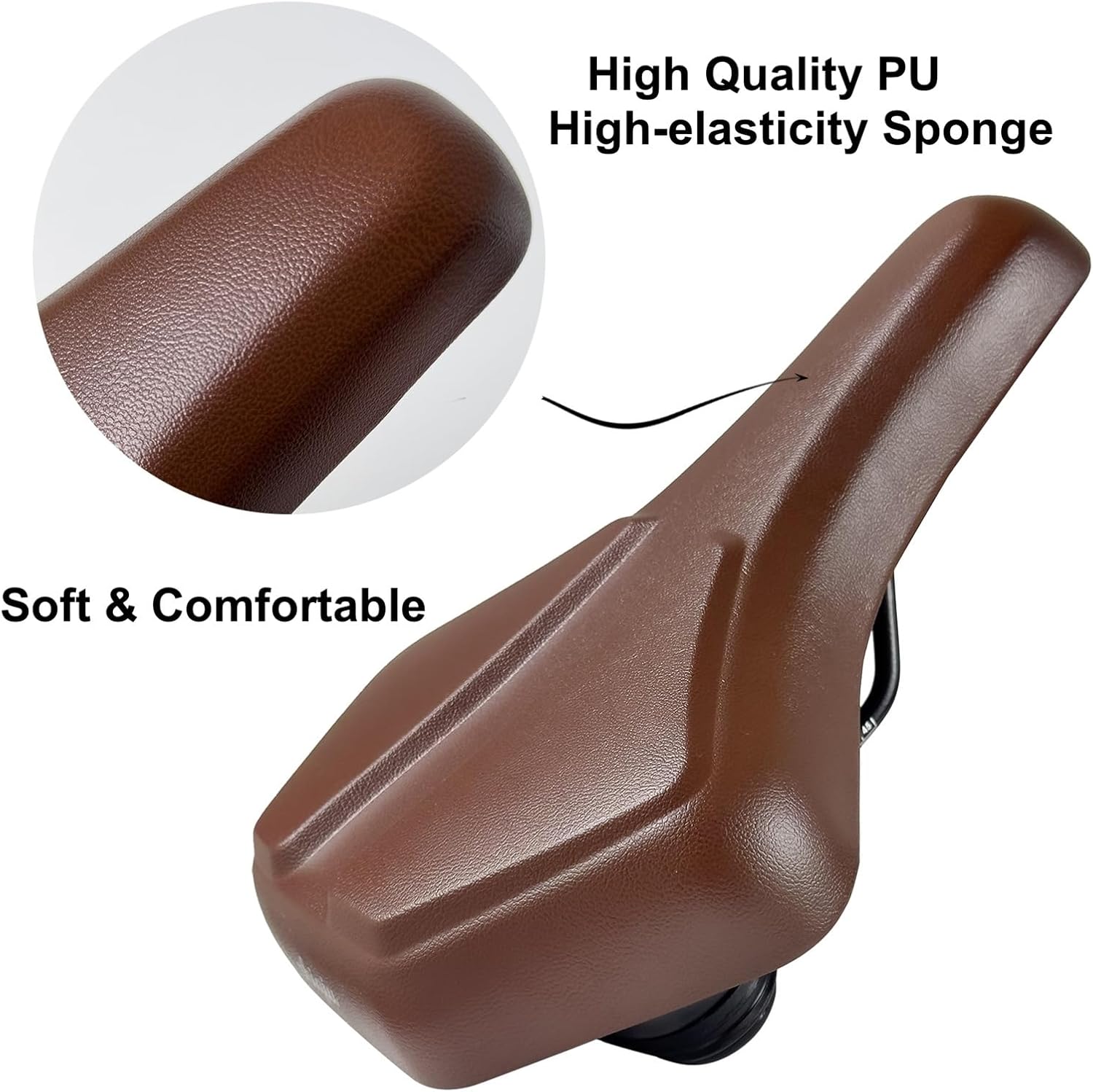 Bike Seat,Bicycle Saddle with Shock Absorber for Men and Women, Fit for MTB and Most Bikes