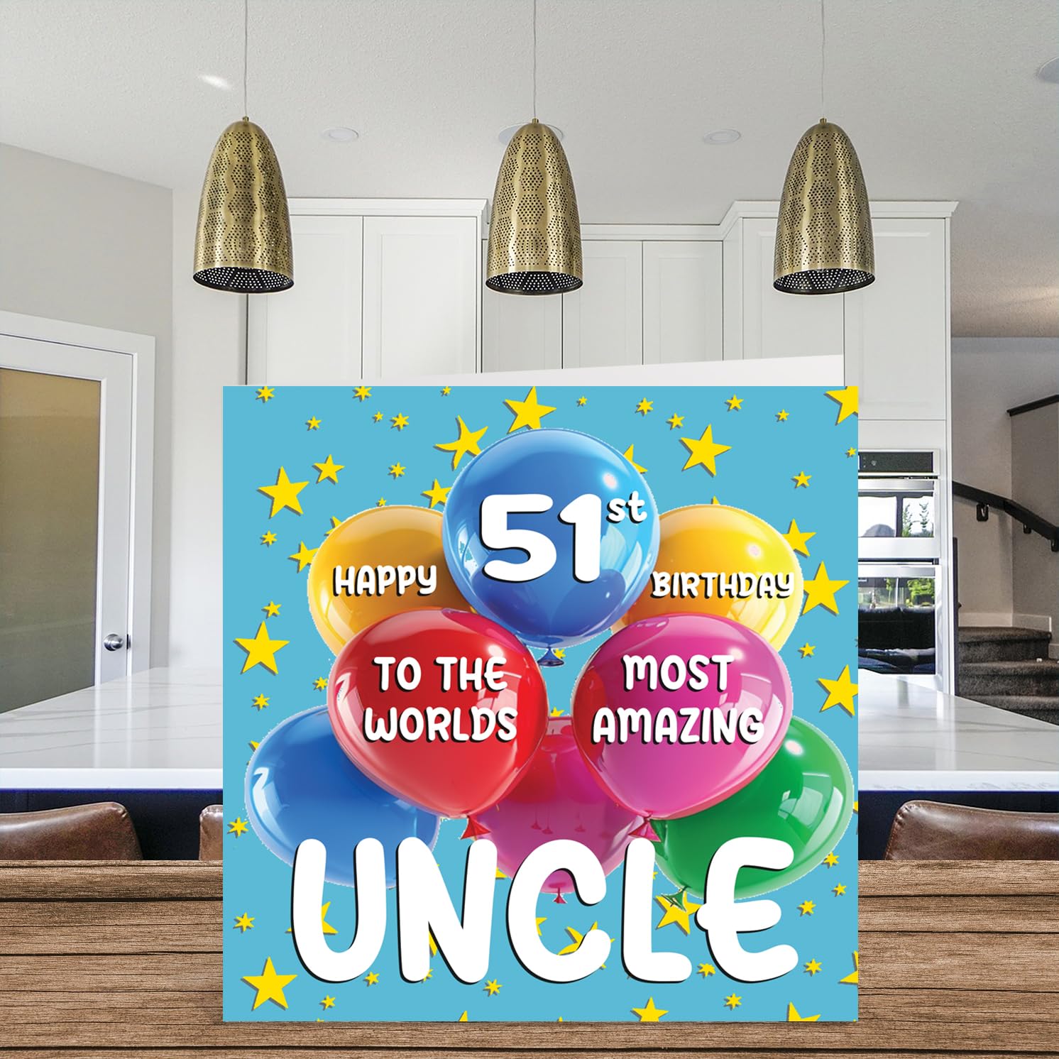 Stuff4 Carte D'anniversaire 54e Oncle – World's Most Amazing
