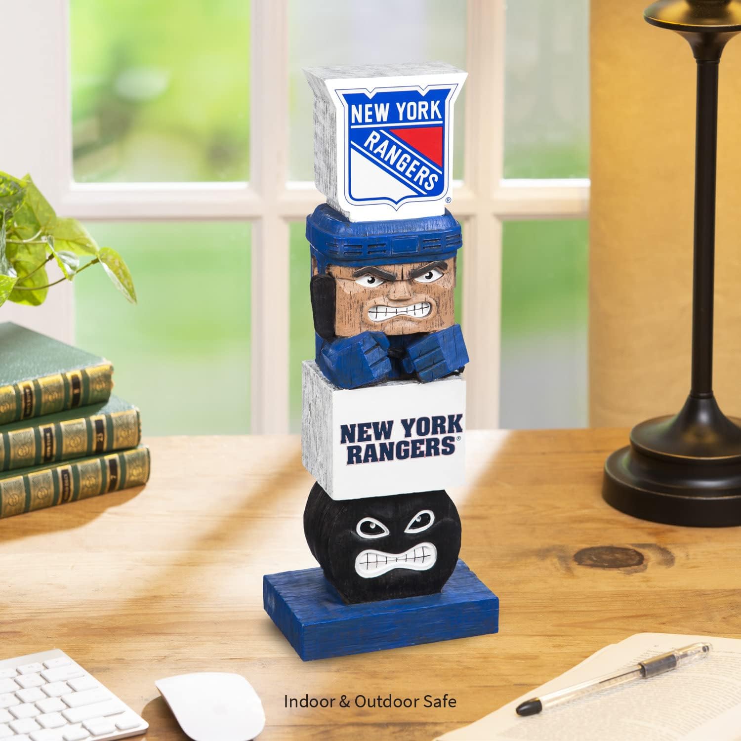 Team Sports America New York Rangers Tiki Totem Garden Statue