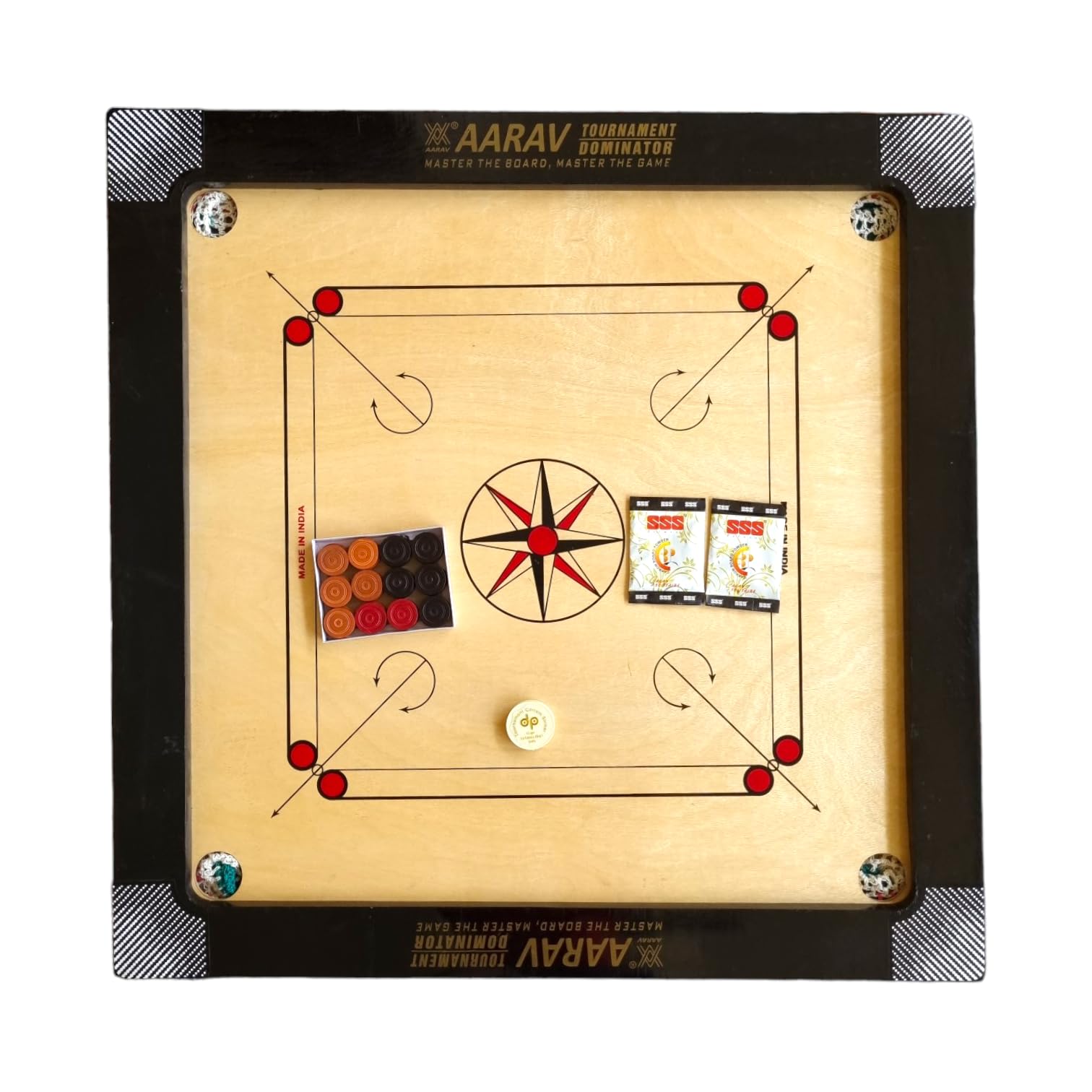 See full amazon price history chart for AARAV Carrom Board for Adults 36 inch Full Size with 3 inch Border and 6mm ply, Smooth and Glossy Surface, Comes with Wooden Coins, Striker and Boric Powder, Quality Assured AARAV Carrom Board for Adults 36 inch Full Size with 3 inch Border and 6mm ply, Smooth and Glossy Surface, Comes with Wooden Coins, Striker and Boric Powder, Quality Assured (B0D3XZVZ94) Amazon Price History, Amazon Price Tracker