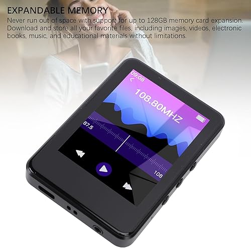 Miniatura 7 de Yinhing 2.4 Inch MP4 Player Music Touch Screen with 5.0 Camera HD Display 128GB Expandable Memory 300mAh Battery for Videos E Books