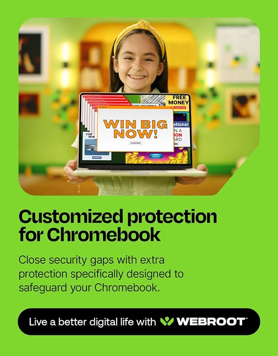 Webroot Internet Security Complete | Antivirus Software 2026 | 10 Device | 1 Year Keycard for PC/Mac/Chromebook/Android/IOS + Password Manager, Performance Optimizer | Packaged Version