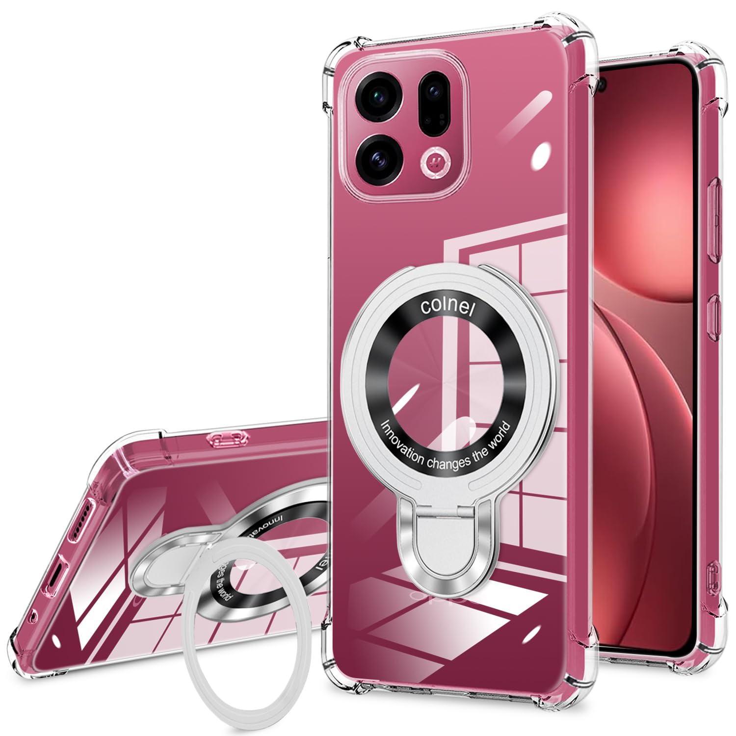 Amazon.co.jp: logabio OPPO Find X9 ケース クリア シリコン MagSafe
