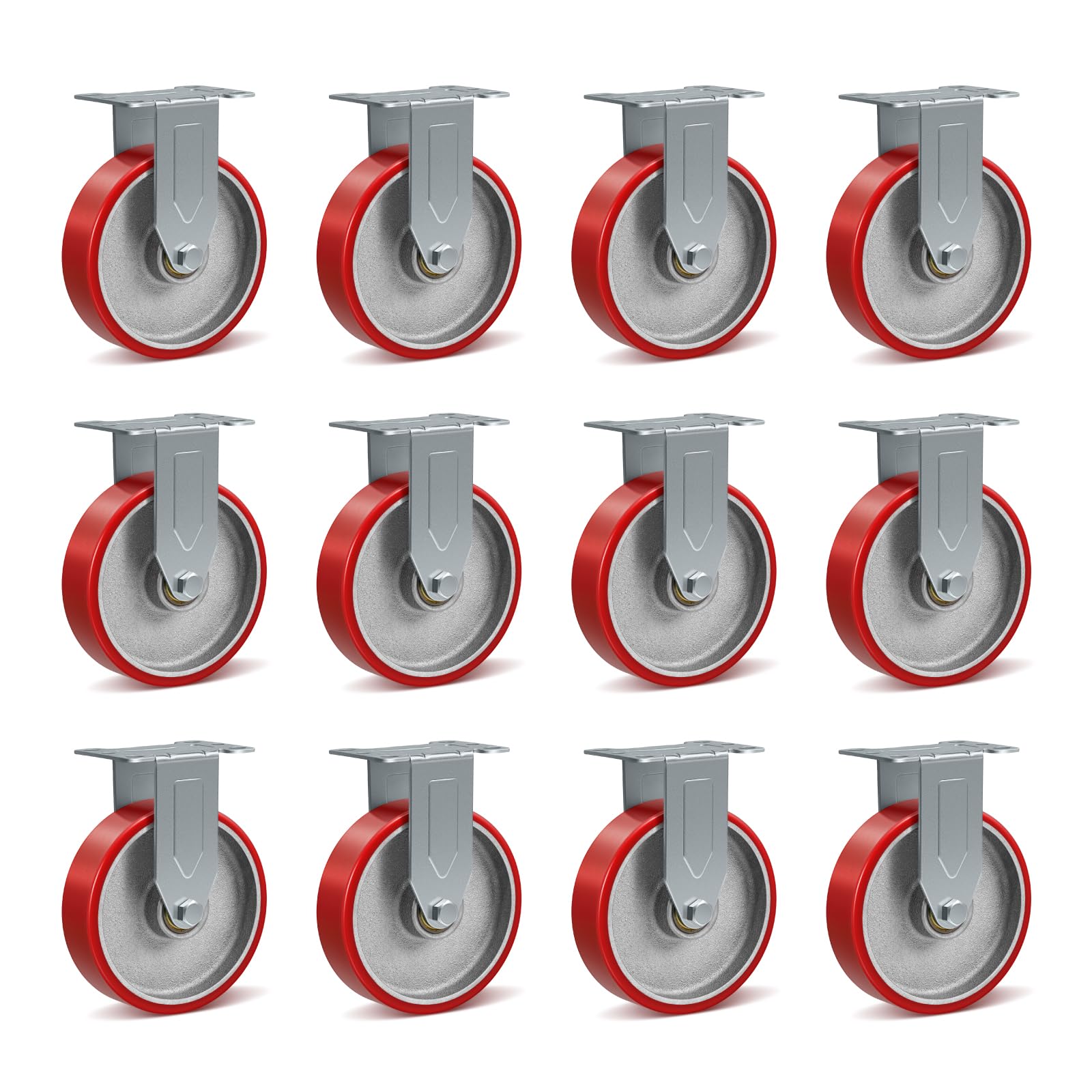 Heavy Duty Industrial Casters - 1800 lb Capacity -27 Heavy Duty Industrial Casters - 1800 lb Capacity -27