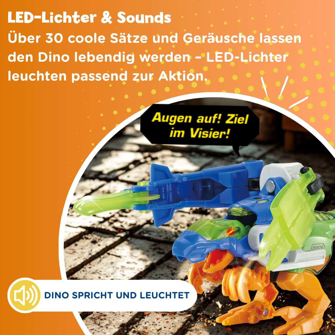 Vtech Switch & Go Dinos - Combo Velociraptor | Helicopter + Dino
