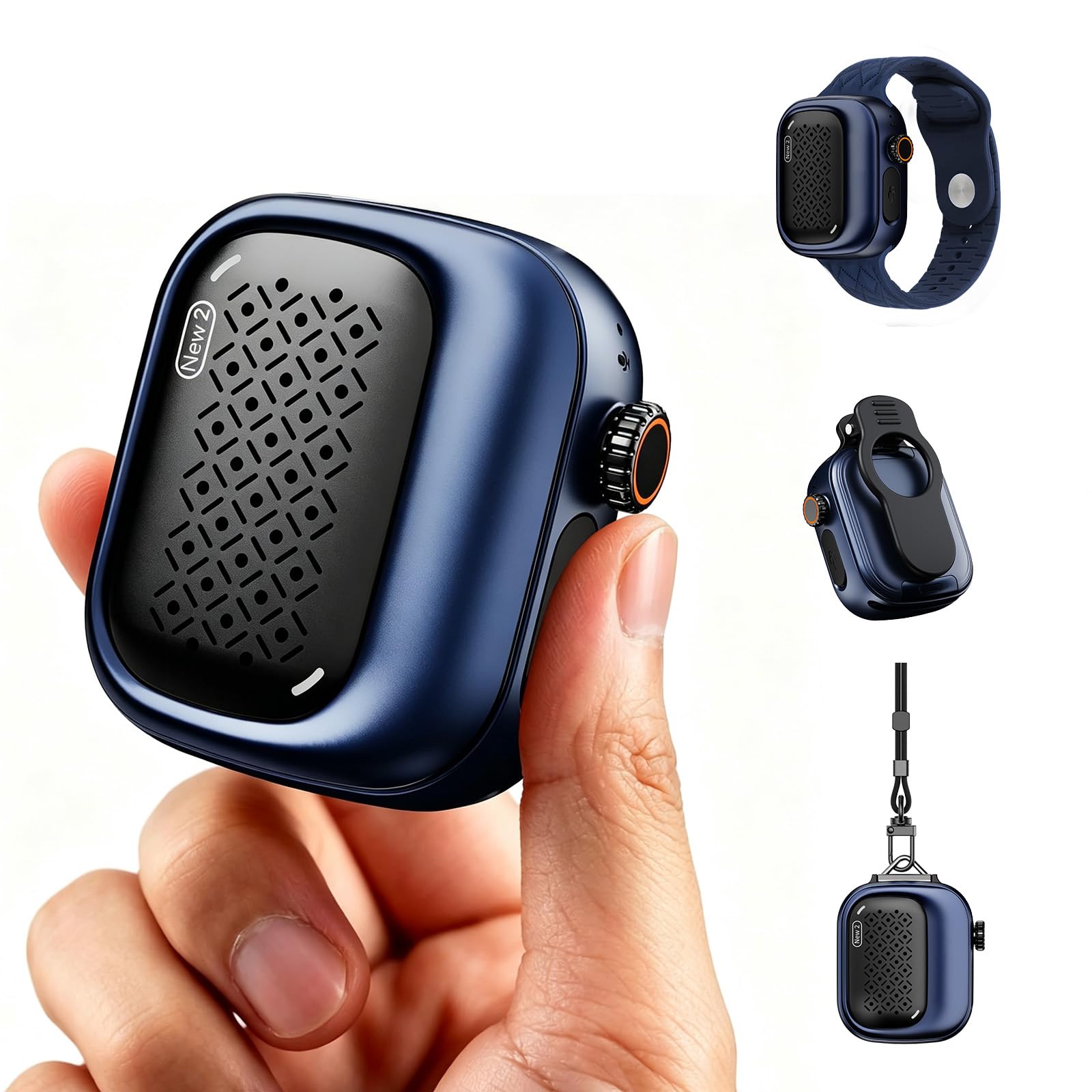 SBUSFGT Altoparlante Bluetooth indossabile, impermeabile IP69, a clip, 3 modi indossabili, ultraleggero, antipolvere, resistente alle alte temperature, per escursioni, nuoto, doccia, attività