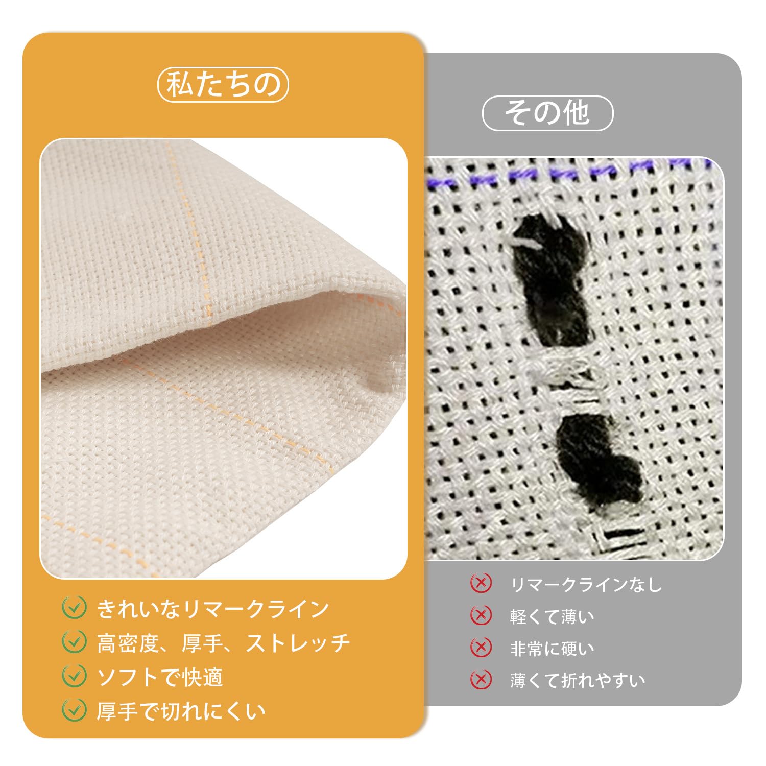 Amazon | aleawol 1M x 1.5M タフティングクロス マーキング