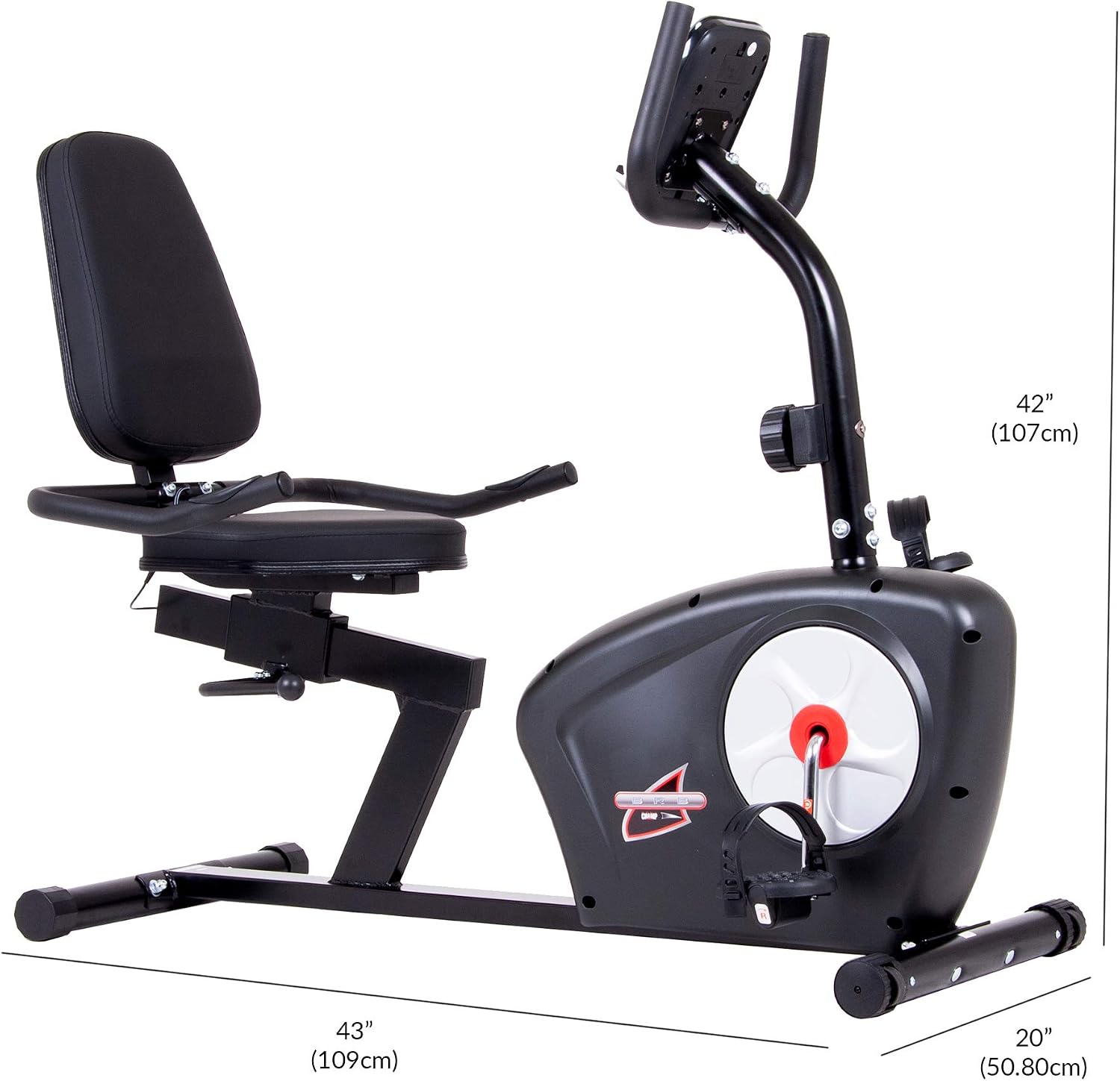 Body Champ Magnetic Recumbent Bike 