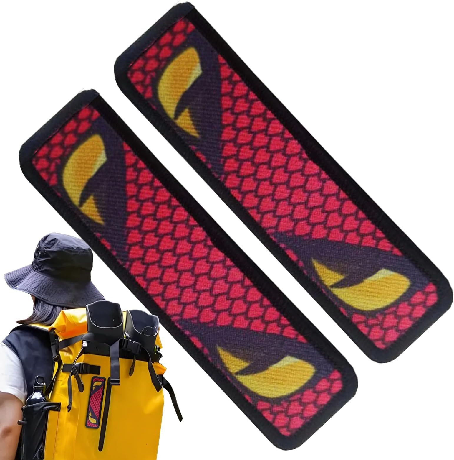 Clothes Patches - Reflective Snake Eye Patch Jacket Badge Sticker Craft Set | Backpacks Hats Bags Vest Dog Clothing Accessory Visibil