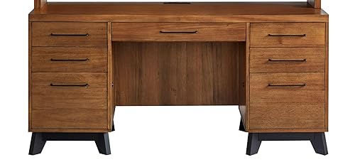 Martin Furniture Modern Wood Desk, Office Writing Table, Credenza, Fully