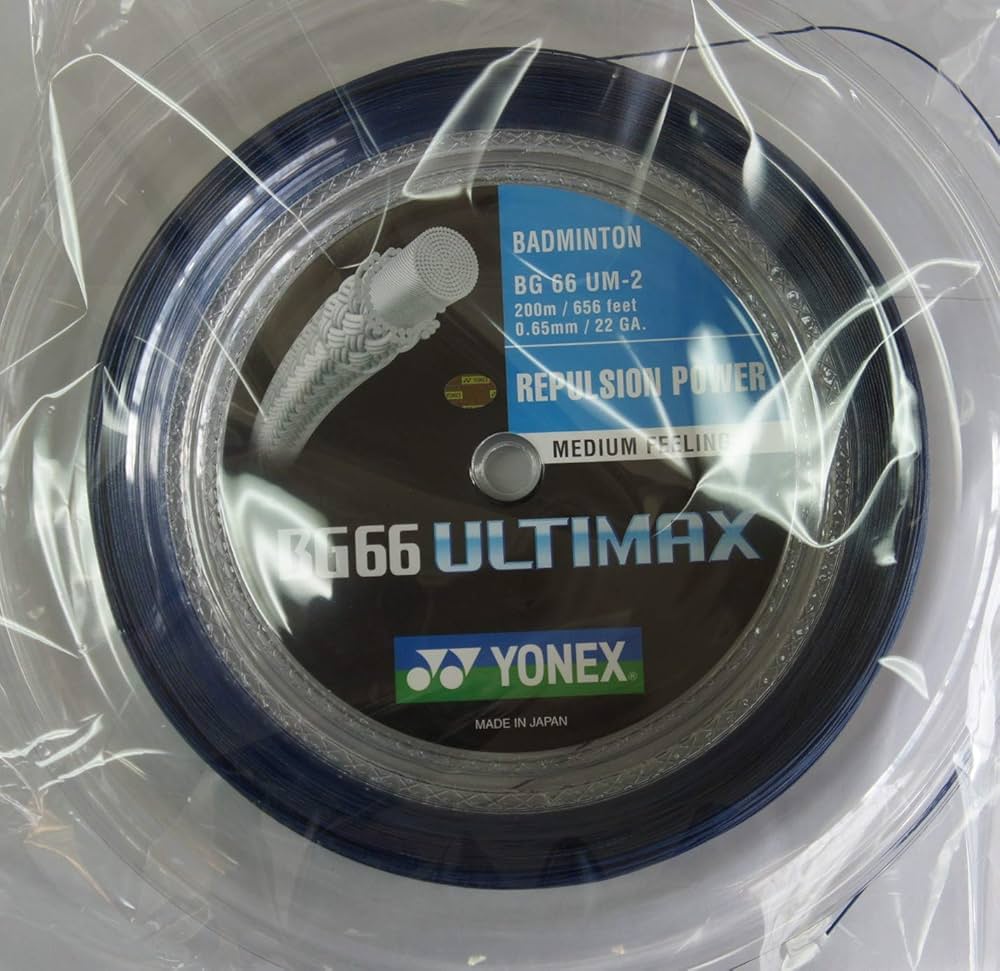 Amazon.com : YONEX BG 66 Ultimax Badminton String 200m Reel