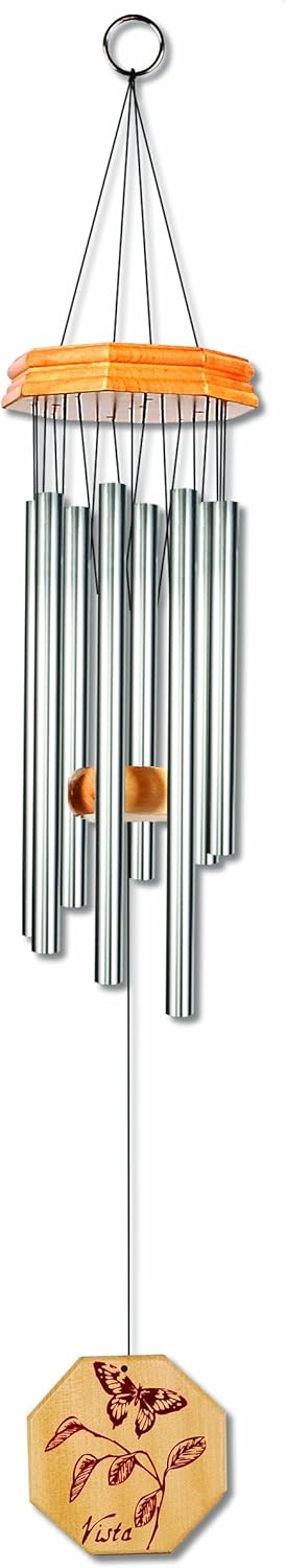 Sunset Vista Designs Silver Classic Wind Chime, Medium