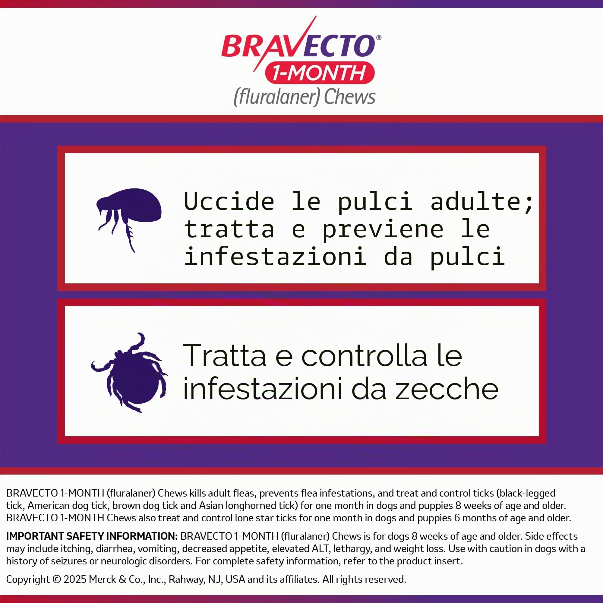 Bravecto 1-Mese Antiparassitario per Pulci e Zecche per Cuccioli, 1 Masticabile, Fornitura di 1 Mese, >9,9-10 Kg, Scatola Arancione