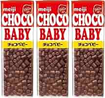 Amazon.co.jp: TKHY 明治 チョコベビー ジャンボ 102g 〈3個