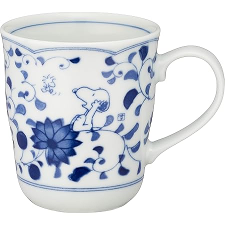 Amazon Co Jp Peanuts ピーナッツ スヌーピー 九谷焼 マグカップ 石畳柄 Sn363 11 ホーム キッチン