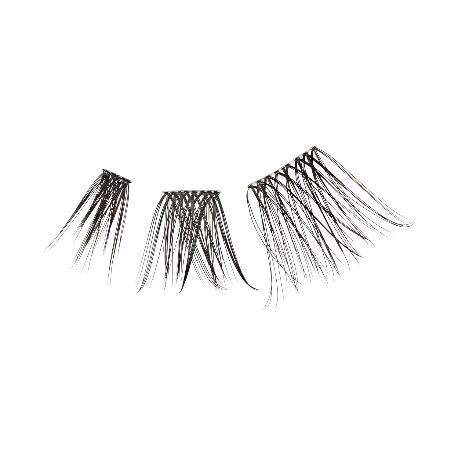 FALSCARA STUDIO Lash Extension Kit, Individual Lash Palette, 18 Stackable Lash Clusters, ‘Xtra Light’ False Eyelashes, Medium Volume, Length 10mm–14mm, Band Size 2mm-6mm (Pack of 2)